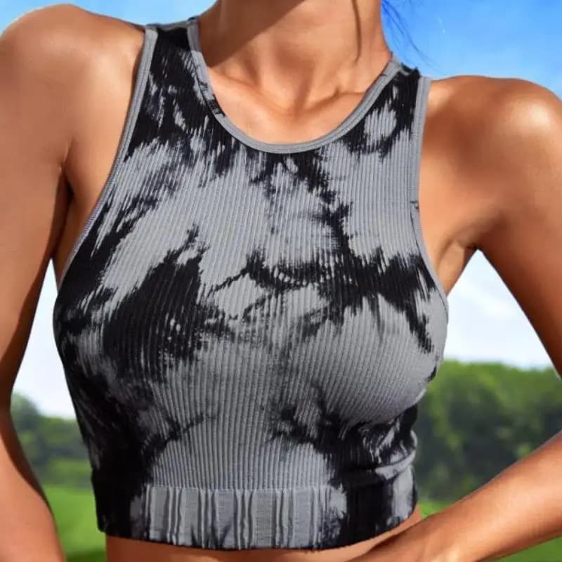 Women's casual short sleeveless training vest