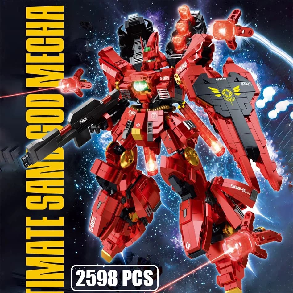 2590 Pz MOC Anime Shazabied Modello Tecnico Building Block Armatura Meccanica Figure con Luce A LED Robot Mattoni Giocattolo per il Regalo Del Capretto