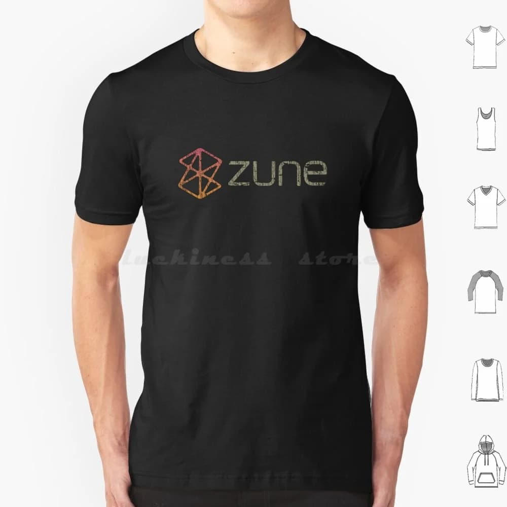 Zune Media Player 2006 T Shirt Uomo Donna Bambini 6xl Amante della musica Geeky Nerds Off Brand Lettore Mp3 Mp3 2000s 2000s Pop Culture