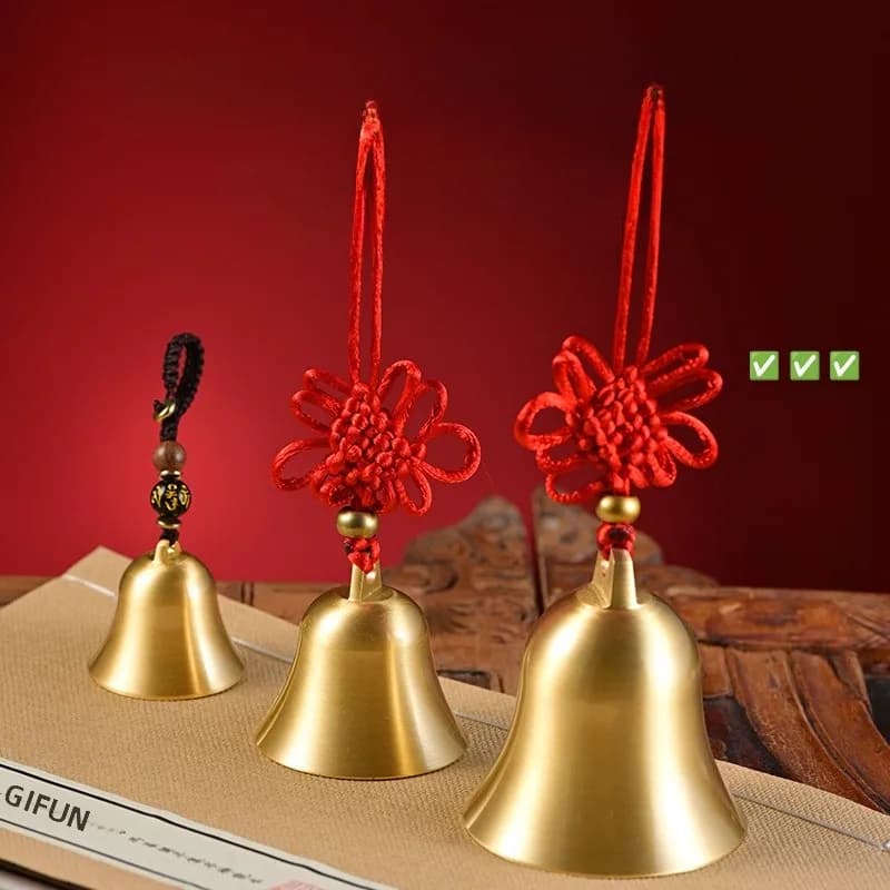 Brass Handshake Wind Chimes Tea Ceremony Decorative Accessories Cross-Border Creative Gifts Simple Modern Style