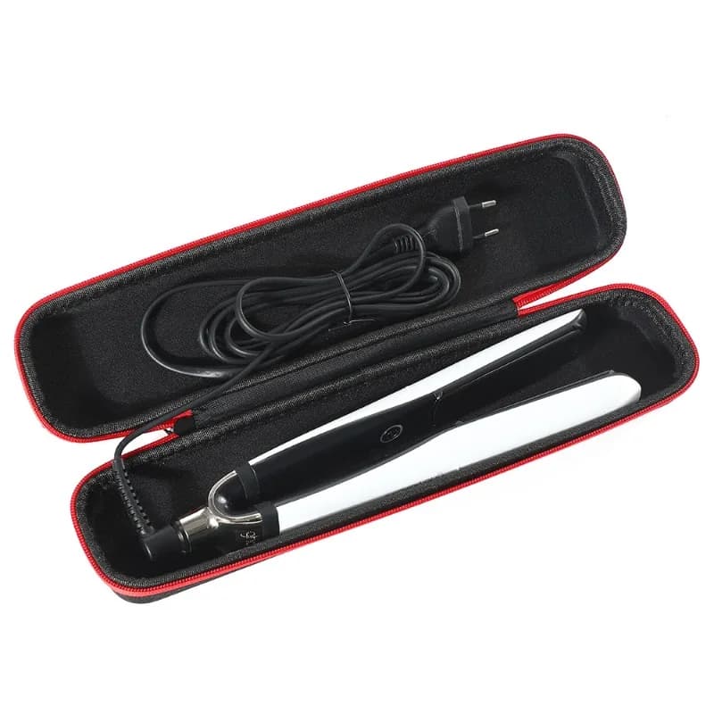 Storage bag for hair plate Container for iron hair curler EVA Clip for hair curler Waterproof travel case 35.5 * 8 * 6 cm
