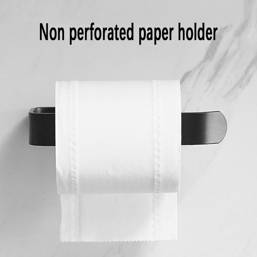 Simple Tissue Holder Bathroom, No Punching Roll Paper Holder in the Living Room, Toilet Paper Toilet Paper Storage Hanging