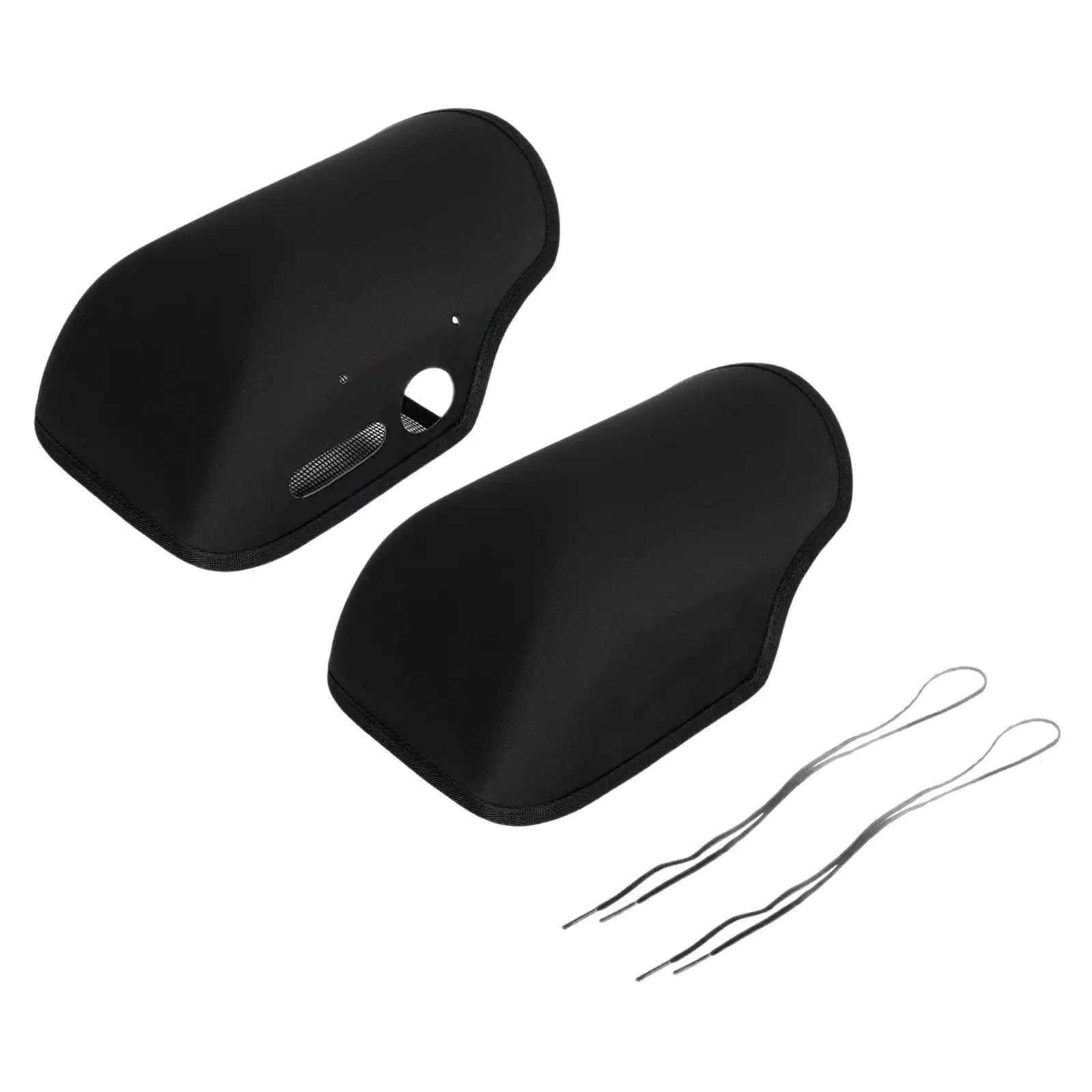 2 Pieces Motorcycle Handlebar Muffs Black Waterproof Sturdy Accessory Replace Sun Protection Handlebar Gloves Gloves