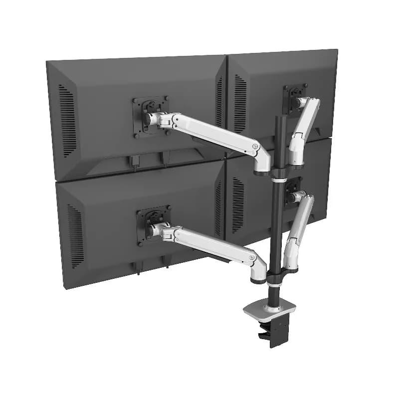 Support for multi vertical monitor Wall mounted bracket Hot sale Best quality monitor support Four screen computer support