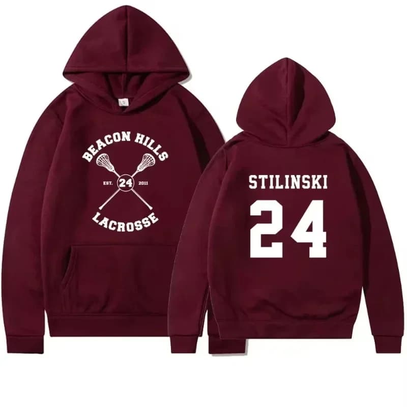 Lighthouse Mountain Stilinski 24 Lahey McCall Hoodie Hip-hop Trend Hooded Sweatshirt Street Style Top