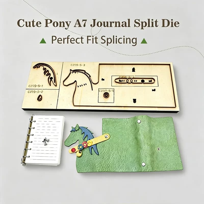 C259 A7 Binding Leather Cover Cutting Mold DIY Handmade StationeryTool Journal Notebook Cover Trimmer Universal Leather Felt Cre