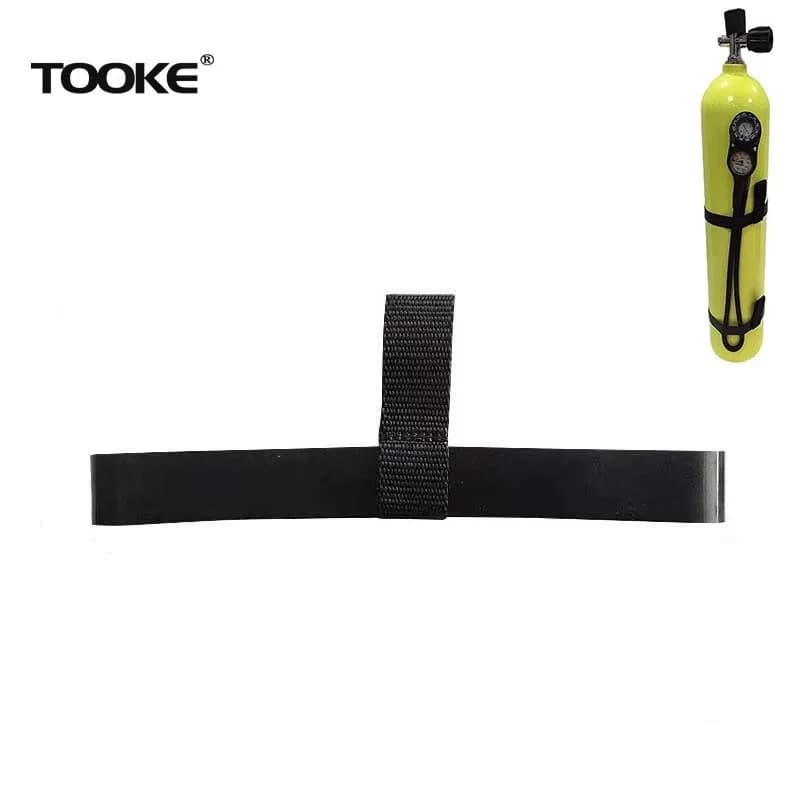 Diving Elastic Rubber Hose Retainer Band Small/Large For Diving Tech Side Scuba Snorkeling Stage Tank Cylinder Bottle