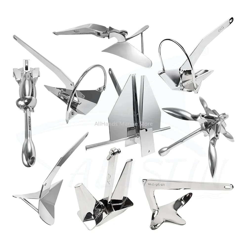 Supply Marine Anchor Customization Various Types Stainless Steel Boat Anchor For Yacht