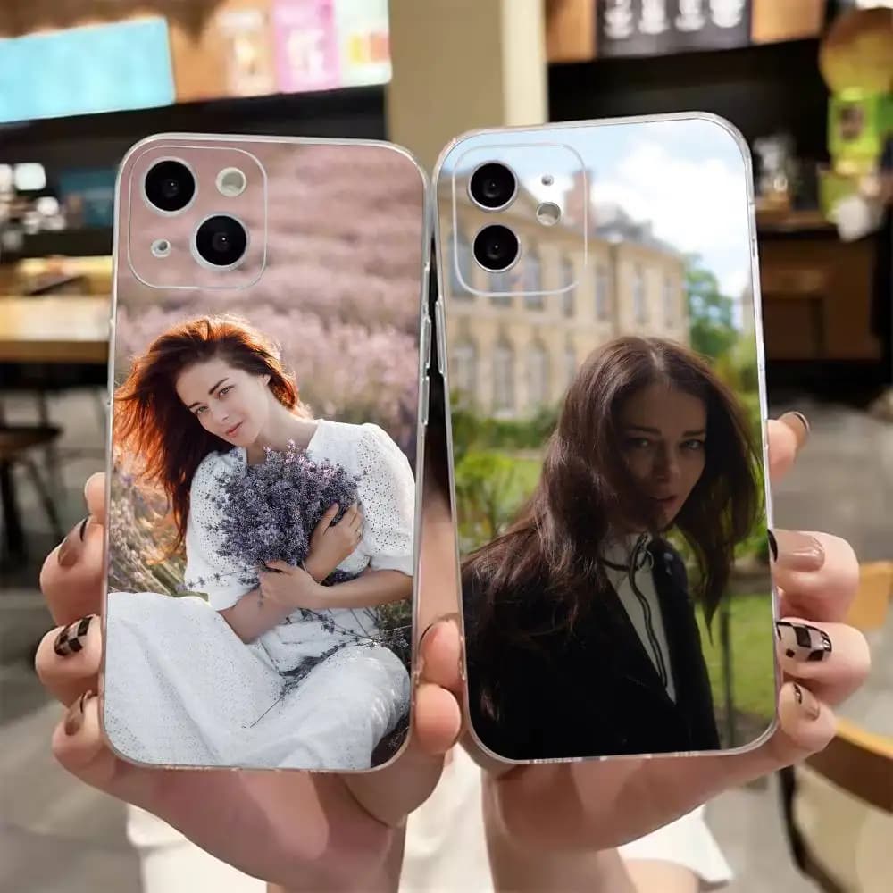 Celebrity M-Marina A-Aleksandrova Clear Soft TPU Phone Case for iPhone 17 16 15 14 13 12 11 X XR XS Pro Max Mini