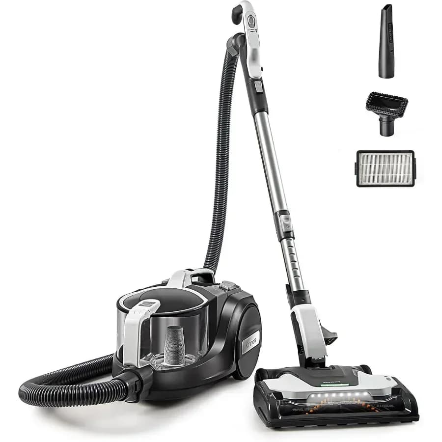 DC5070.01 Upgrade 500 Series Bagless Canister Vacuum with Hair Eliminator Brushroll 2-Motor Cyclonic Technology HEPA Filtration