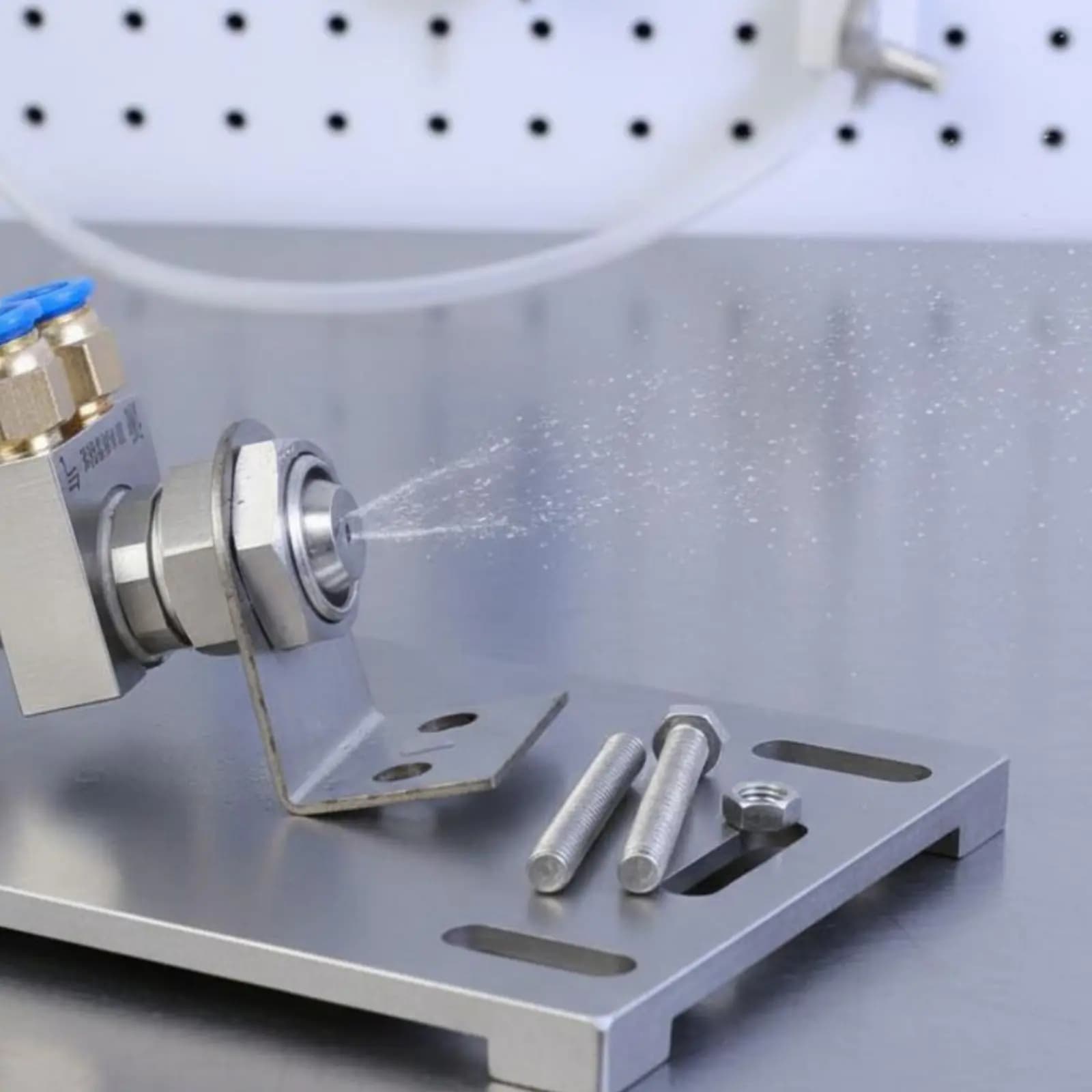 Dispositivo di Nebulizzazione ad Ampio Angolo, Testa di Nebulizzazione in Acciaio Inox, Flusso Regolabile, Attrezzatura di Livello Professionale