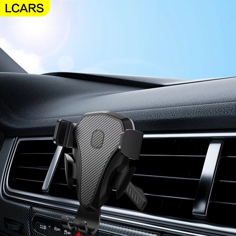 Supporto per telefono da auto Lcars per bocchetta dell'aria, facile da installare, supporto triangolare con struttura stabile, compatibile con smartphone