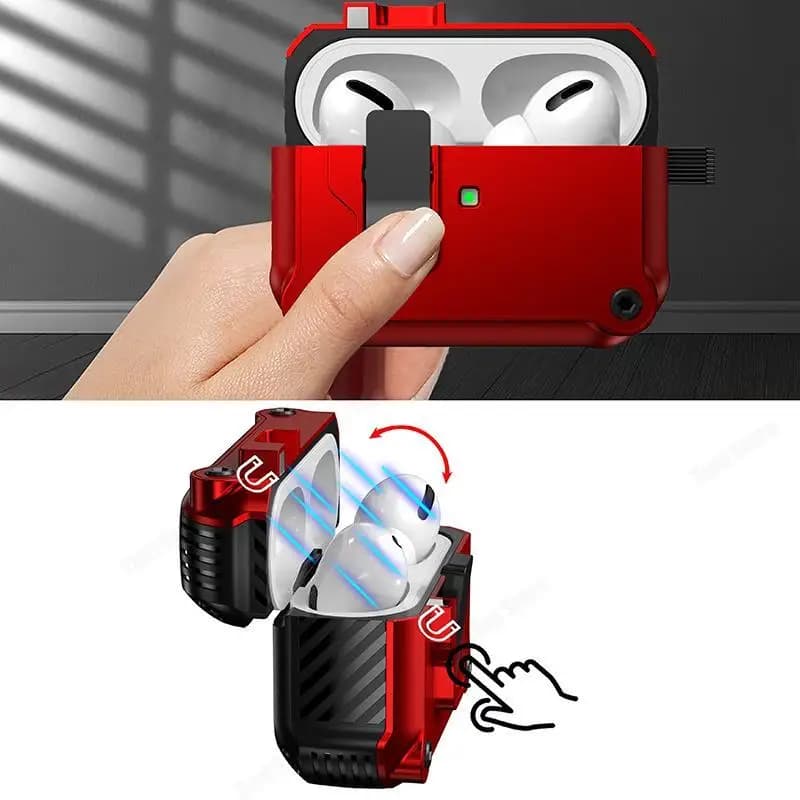 Copertura con blocco automatico per AirPods Pro3 2025 Custodia per AirPods Pro 2 2nd Custodie per Airpods4 3rd 2021 Funda per Airpods Pro 2 1 Capa