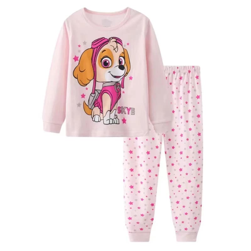 Children‘s PAW Patrol Spring Autumn Long Sleeve Tops and Long Pants 2 Pcs Sets Girls Boys Pyjamas Sleepwear Sets Home Clothes