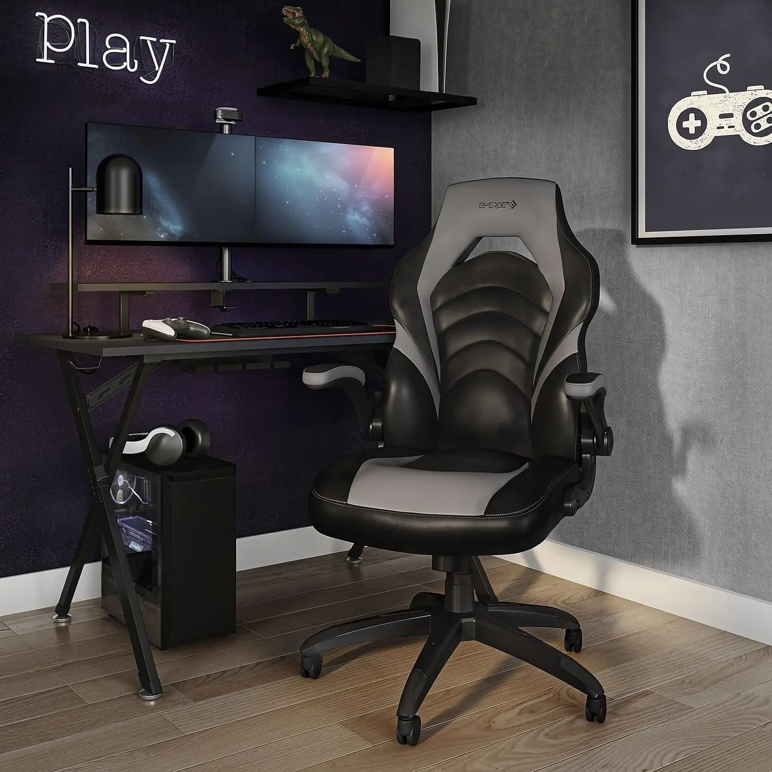 Sedia da Gaming Emerge Vortex, Ergonomica, Altezza Regolabile, Girevole, Personalizzabile