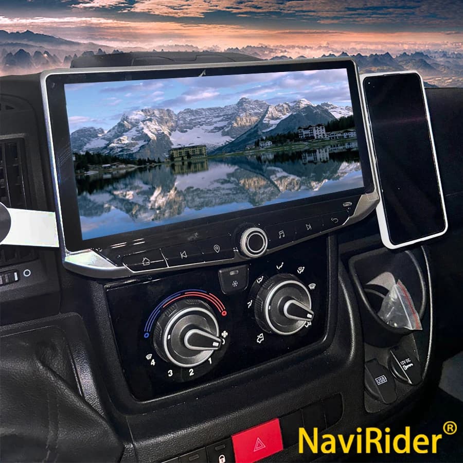10.88 pollici Android Qled Schermo Autoradio Multimidia Autoradio Per FIAT DUCATO 2016 2017 2018 2022 WIFI Bluetooth CarPlay GPS DSP