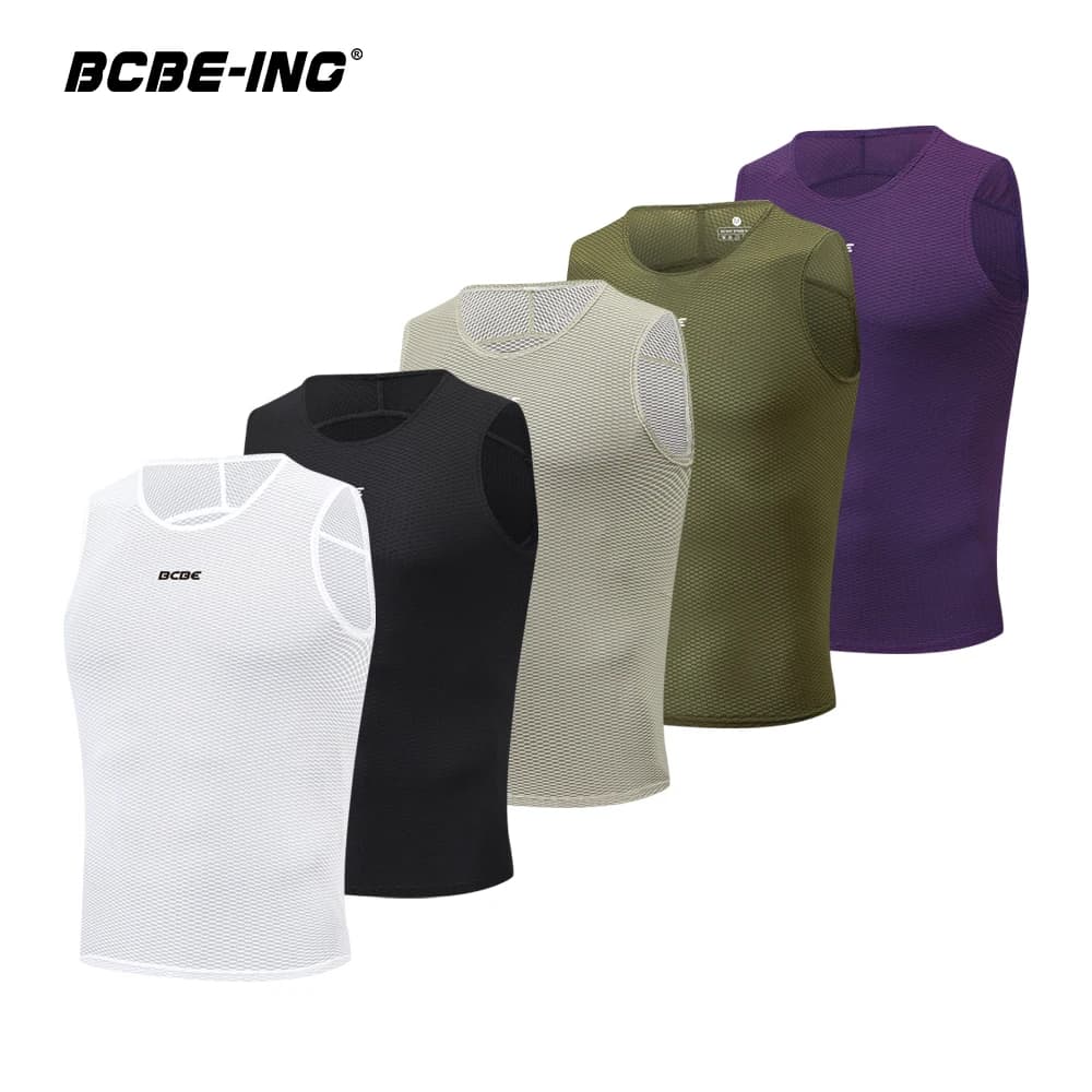 BCBE-ING Road Cycling Base Men's Underwear Summer Cycling MTB Road Bike Sports vest Fast drying vest Cycling jersey clothing