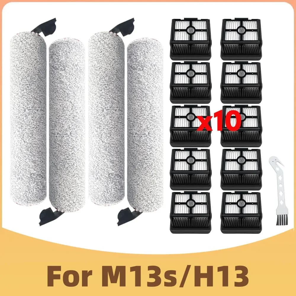 Roller Brushbar For Dreame M13s / H13 Vaccum Cleaner Filter Wet Dry Soft Fluffy Roller Brush Spare parts Accessories Replacement