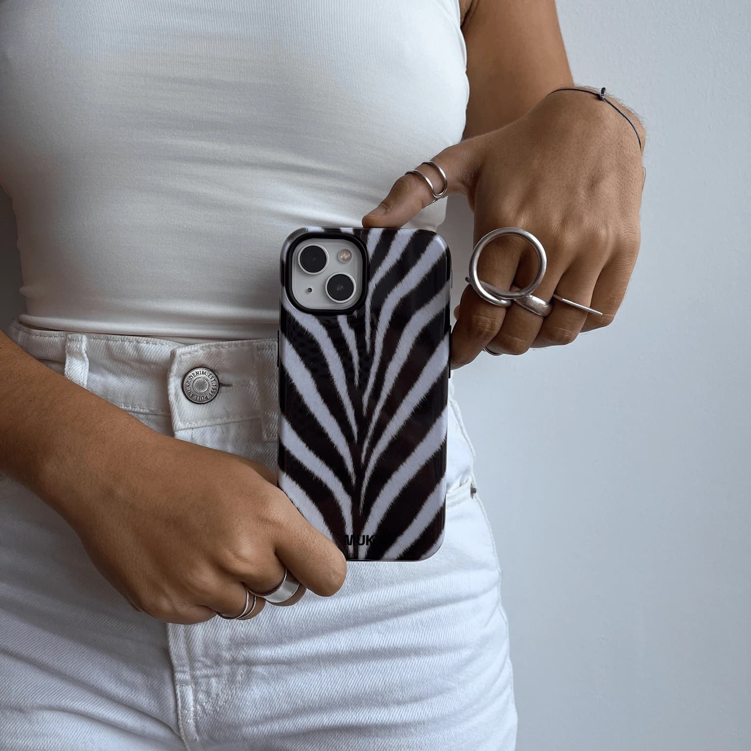 Zebra Phone Case for iPhone 18 17 17e 16e 16 15 14 13 12 11 X XS XR XSMAX 7 8 Air Pro Max Plus Double-layer Back Cover