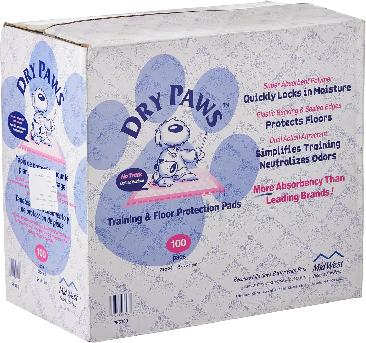 Tappetini Assorbenti e Resistenti per Addestramento Cani e Protezione Pavimenti, Confezione da 100 Pezzi