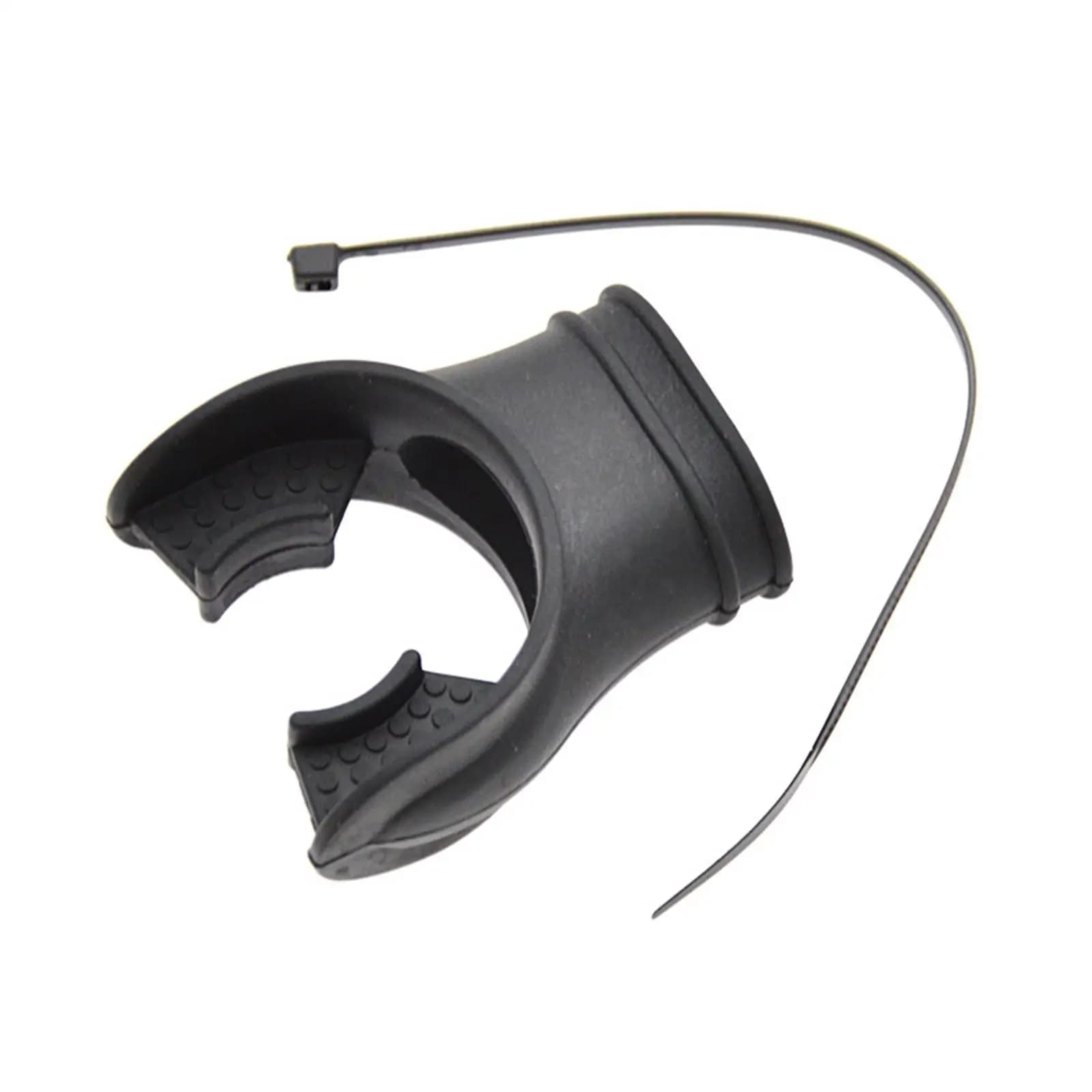 Soft Dive Snorkel Mouthpiece with Regulator Tie Wrap Universal Silicone Replacement for Scuba Diving Regulator Parts