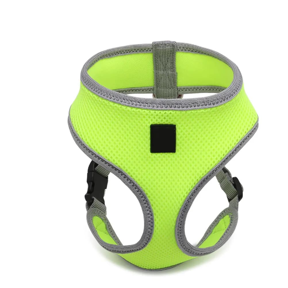 Dog Harness Pet Puppy Vest Adjustable Chest Strap Comfort Padded Neck Opening Easy Wear Safety Walking Running Vest