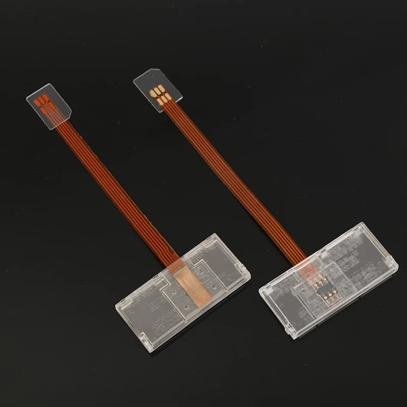 NUOVO Cavo di Prolunga per Scheda SIM 2FF Standard Positiva/Rovesciata da 15 cm per Attivazione Telefono Cellulare