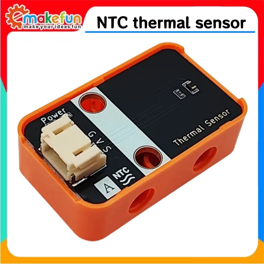 10K NTC Thermal Probe with Waterproof Housing PH2.0 Connector for Arduino ESP32 Microbit Raspberry Pi Analog Temp Sensor Durable