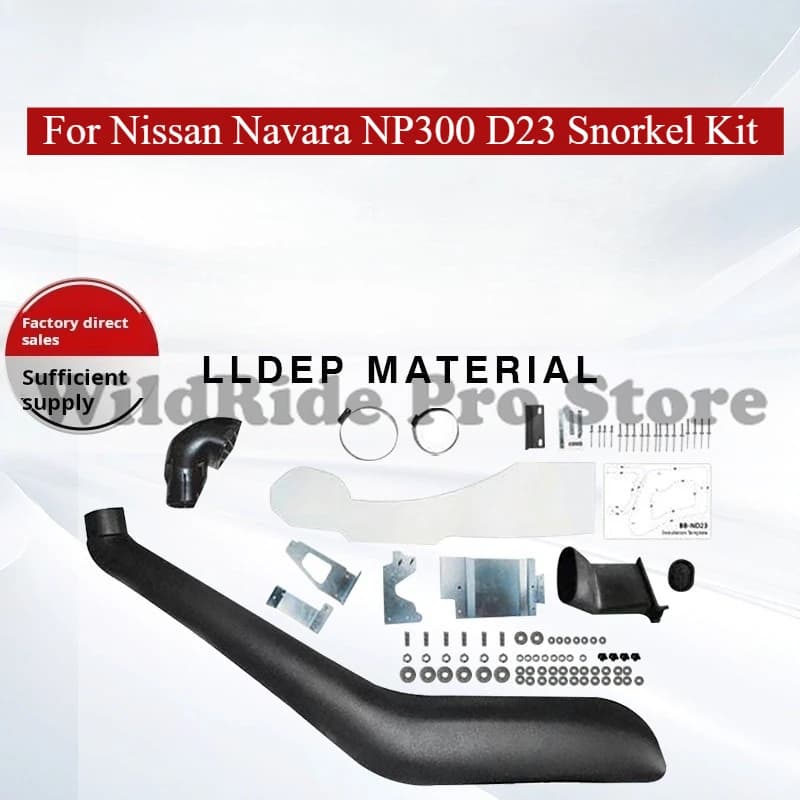 For Nissan Navara NP300 D23 Snorkel Kit Waterproof Air Suction Off-Road 4x4 Wading