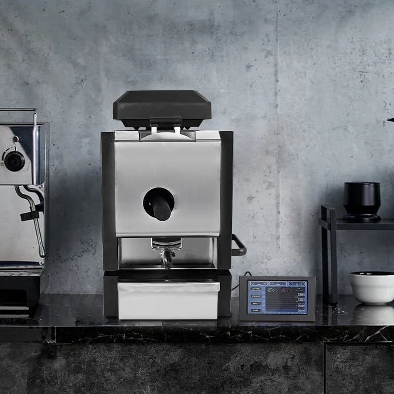 Coffee Bean Roaster IT-CBR-2 Drum Roaster In-house Development + Artisan Dual System, 500-gram Bean Hopper, with Cooler