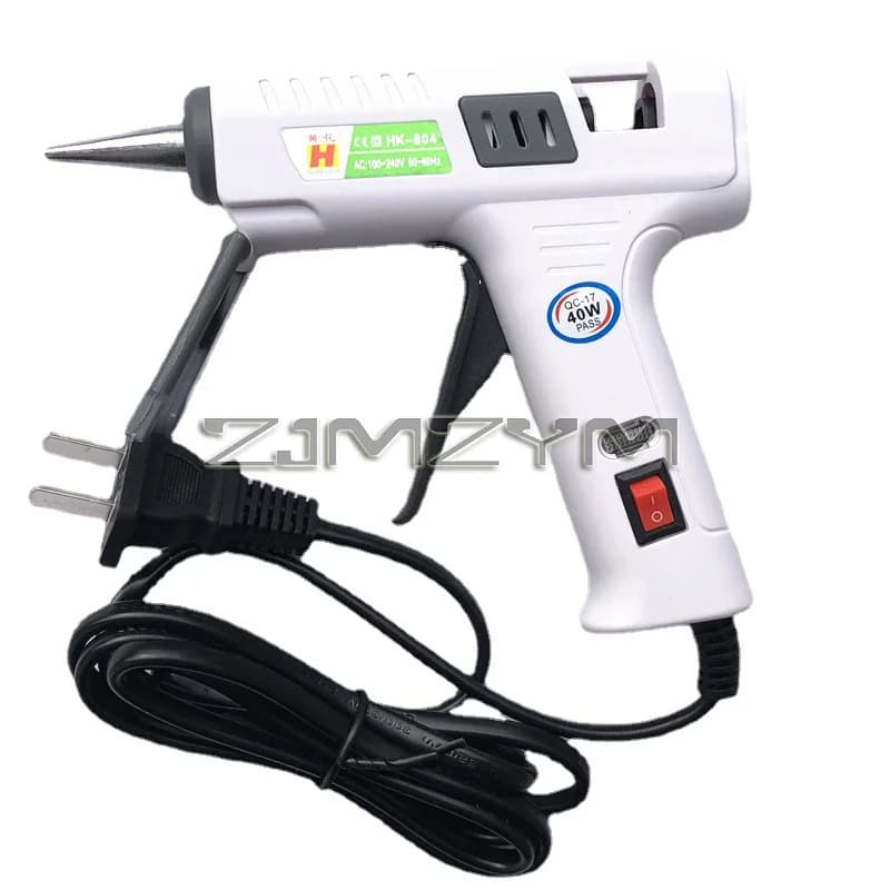 Pistola per colla a caldo 40W Professionale fai da te Mini stick adesivo Pistole in silicone Strumento di riparazione pistola per temperatura di calore elettrica industriale