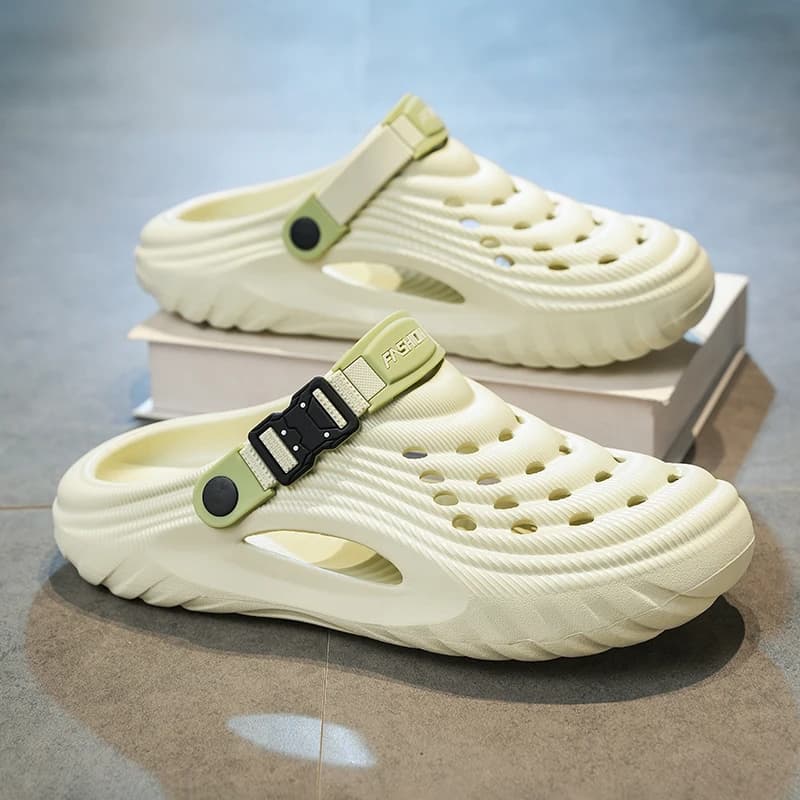Sandali casual di grandi dimensioni, nuovi e alla moda, scarpe da uomo, ciabatte, infradito, sneakers, indossabili da uomo
