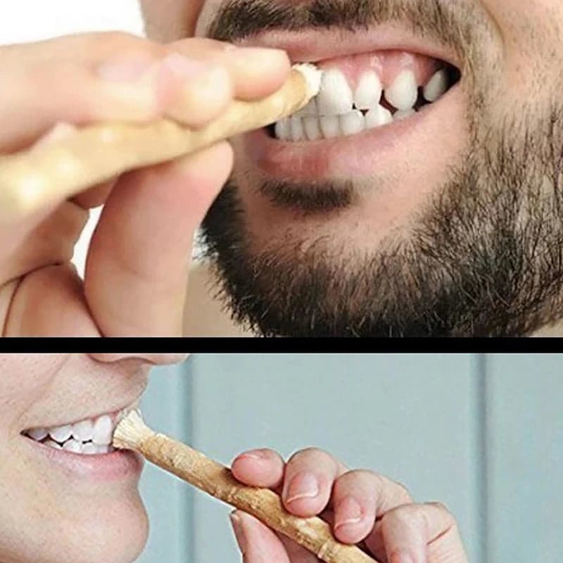 1 Pz Portatile Miswak Siwak Spazzolino Naturale Misvak Miswaak Denti Tradizionale Arak Viaggio Sbiancante Spazzolino Da Denti Sbiancante Manuale