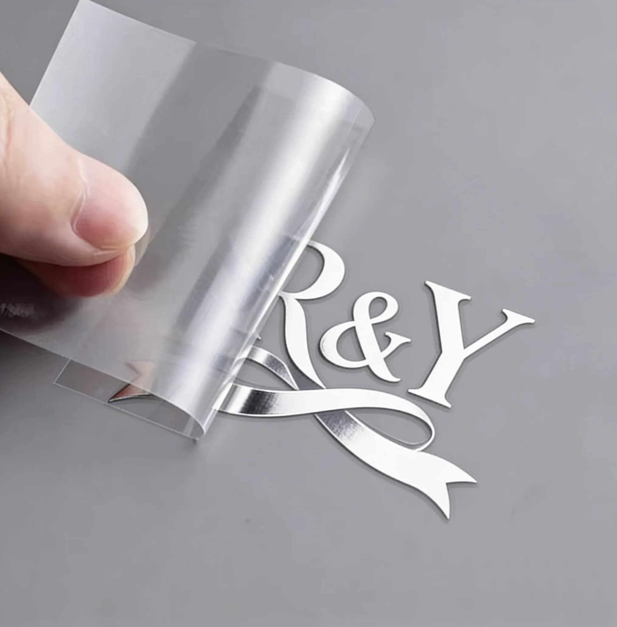 100 Pezzi Adesivi in Vinile DTF UV 3D Personalizzati con Trasferimento Metallico Dorato, LOGO Fai-da-Te per Bottiglie, Laptop, Custodie per Telefoni, Decorazioni Regalo, Impermeabili
