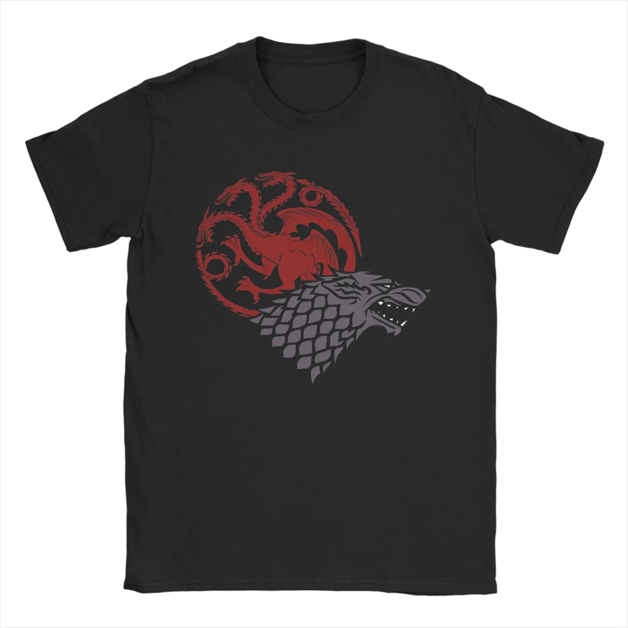 T-shirt Strong Game of Thrones House Targaryen Sigil, 100% cotone, girocollo, manica corta, nuovo arrivo