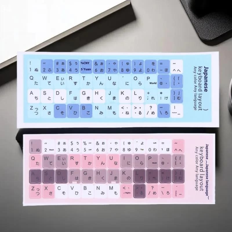 Adesivi per tastiera universali coreani-giaresi fai-da-te, decalcomanie per notebook per computer da 1/3 fogli