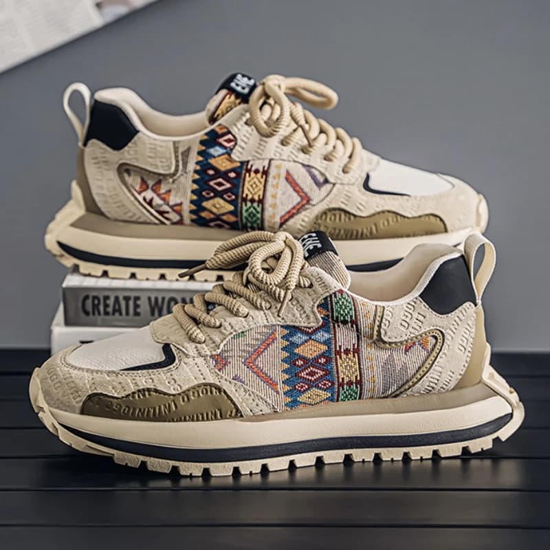 Sneaker da uomo alla moda comode scarpe casual con suola spessa per uomo scarpe da corsa antiscivolo nuove scarpe sportive da esterno Tenis Masculino