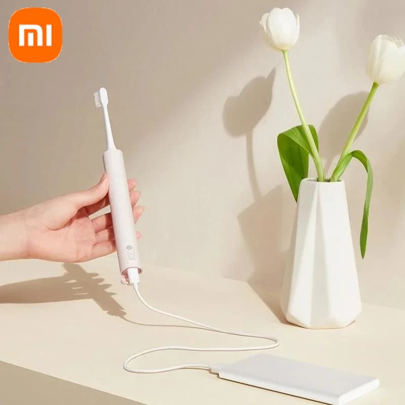 Xiaomi Mijia T200 Sonic Electric Toothbrush - Ultrasonic Vibrating Smart Toothbrush for Teeth Whitening, Waterproof IPX7