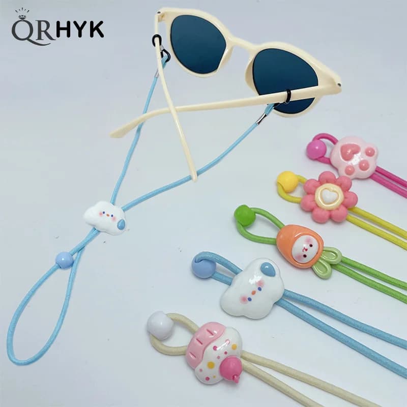 Occhiali per bambini corda occhiali cordino Anti-perso Kawaii Cartoon Hanging Neck occhiali catena occhiali da sole cordini cordino per occhiali