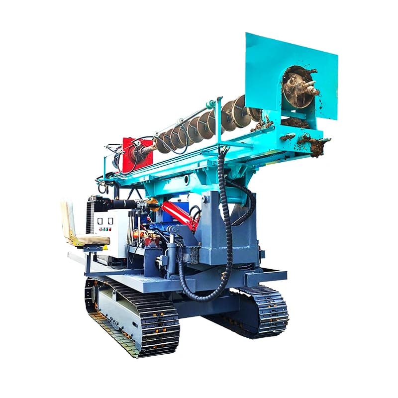 Hot Sale Solar Panel Pile Driver Crawler Type Hydraulic Hammer Solar Pile Driver Ramming Machine