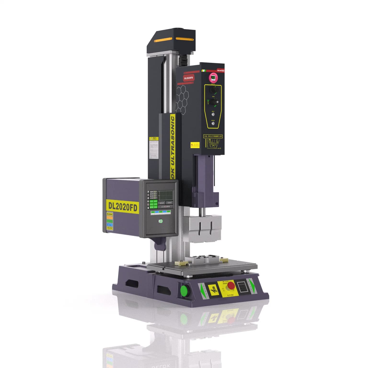 Saldatrice reggiatrice ad ultrasuoni semiautomatica per giunzioni in velcro Saldatrici in plastica ottone rame 220V 20kHz Frequenza Nuovo