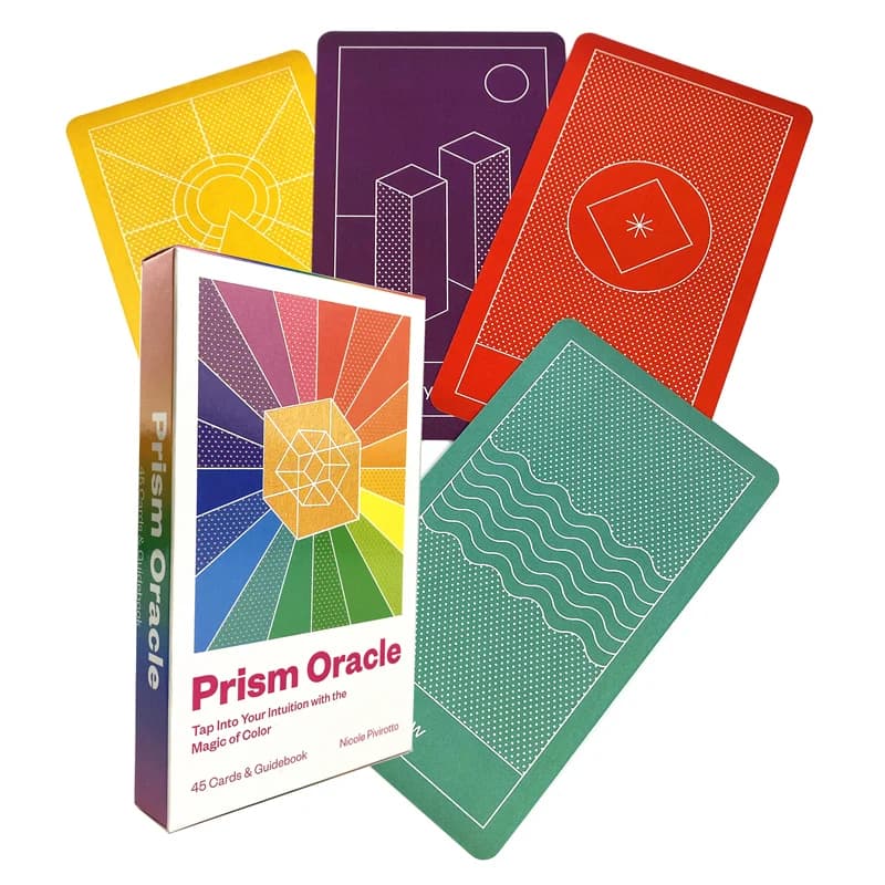 Nuove carte Prismi Oracle Card Fate Divination Family Party Carte di carta Gioco Tarocchi