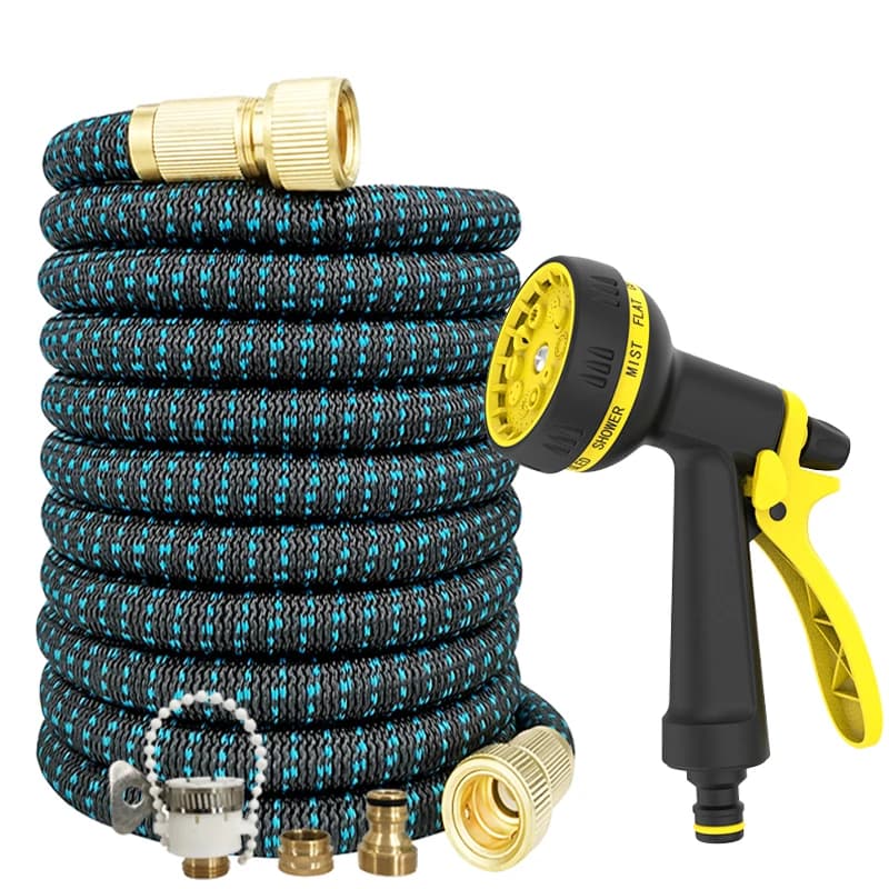 Telescopic Magic Hose Water Pipe, High-Pressure Car Wash, 10 Spray Functions, Water Gun, Garden Watering Pipe Supplies