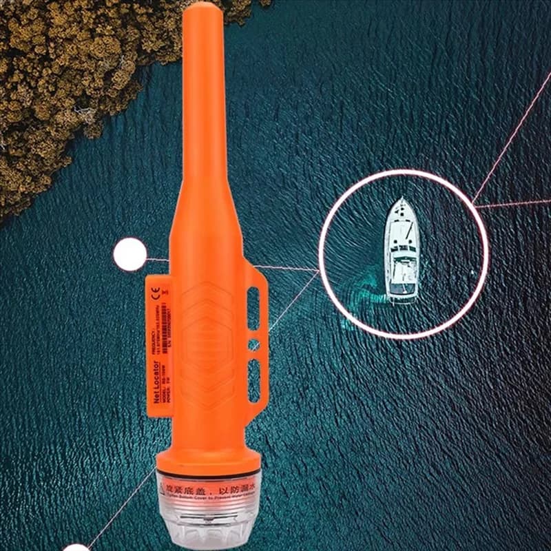 B72A Apparecchio di posizionamento per barche marine RS-109M Localizzatore GPS per rete da pesca con localizzatore di antenna Dispositivo di pesca anti-smarrimento Spina americana