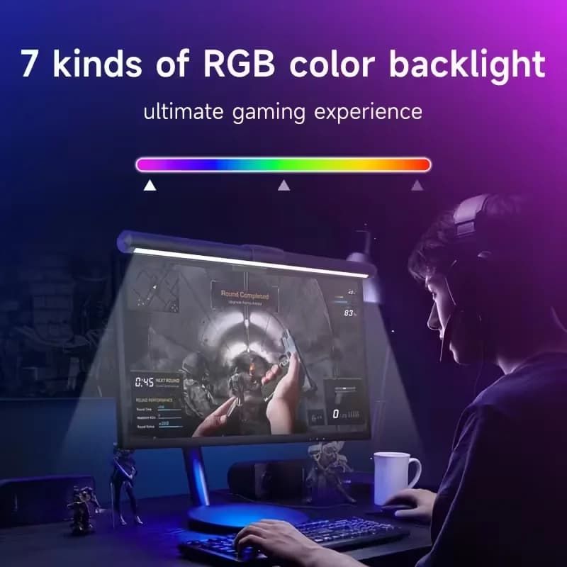 Hanging Monitor Screen Lighting Bar Computer Play Lights RGB CCT LED monitor light bar for atmosphere USB dimmable desk lamp