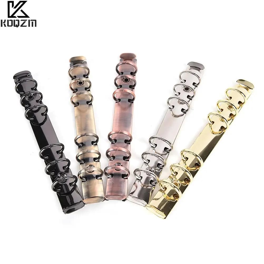 New Colorful Metal Spiral Binder Clip Stainless Steel A4 A5 A6 Binder File Folder Clip Ring Binder Clip Iron Clip