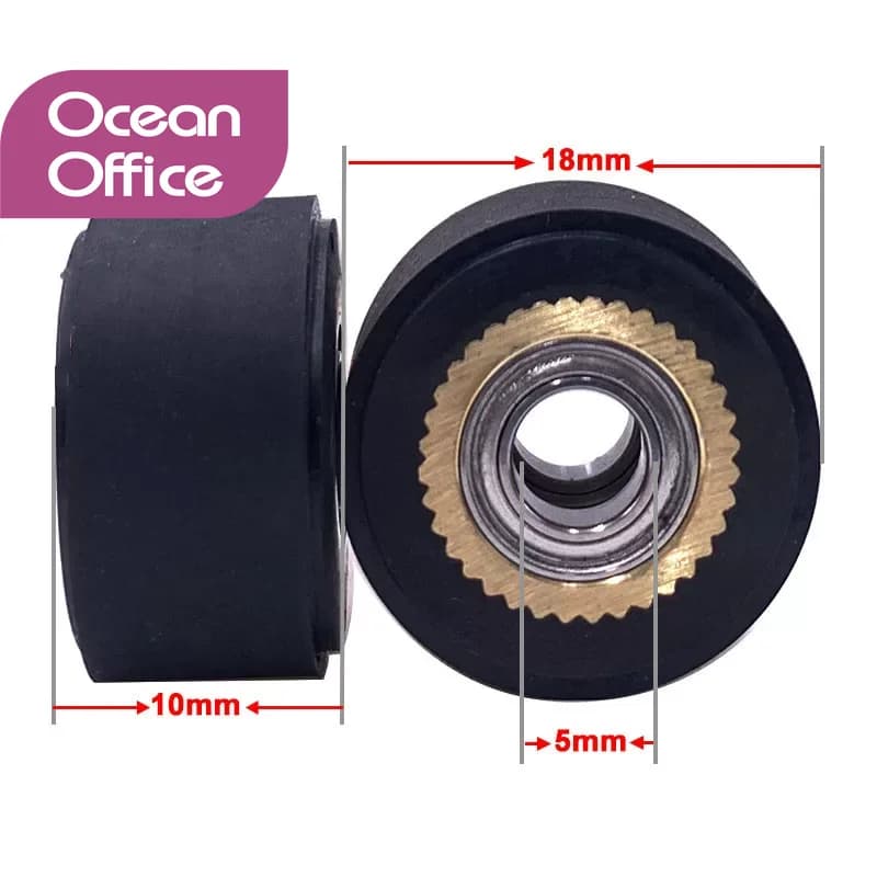Rullo di presa a lunga durata 5x10x18mm da utilizzare nelle parti della taglierina del vinile del plotter della serie Summa
