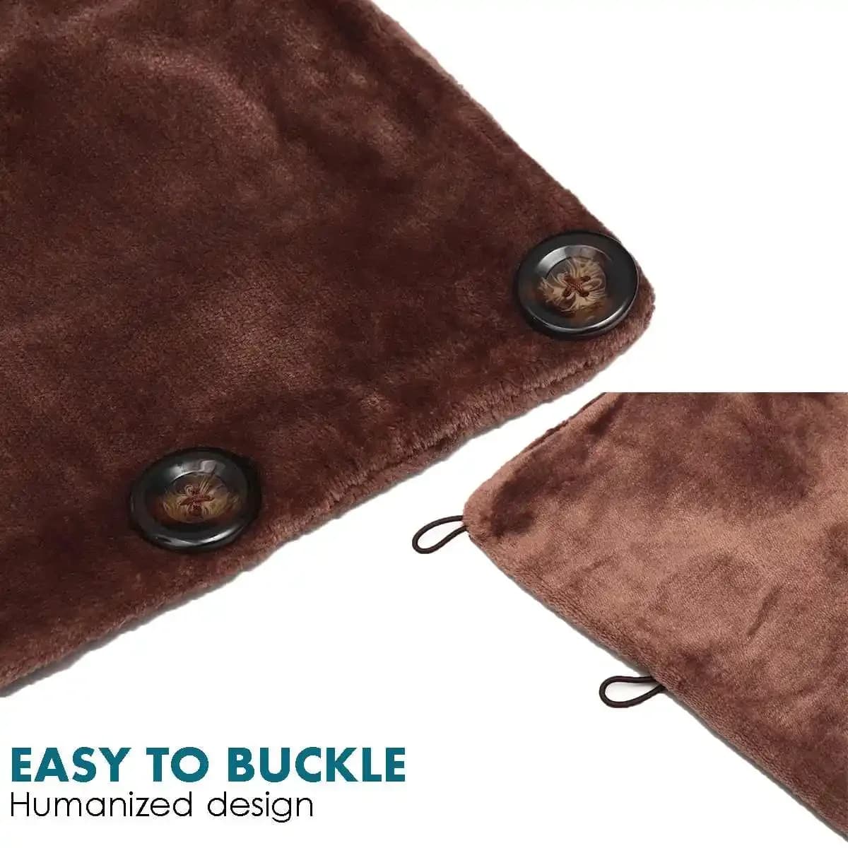 Coperta Elettrica USB Riscaldante, Sciarpa/Coprispalle Morbido e Caldo, Cuscinetto Termico per Collo e Spalle 5V 45*80cm/65*100cm, Materassino Riscaldante Invernale
