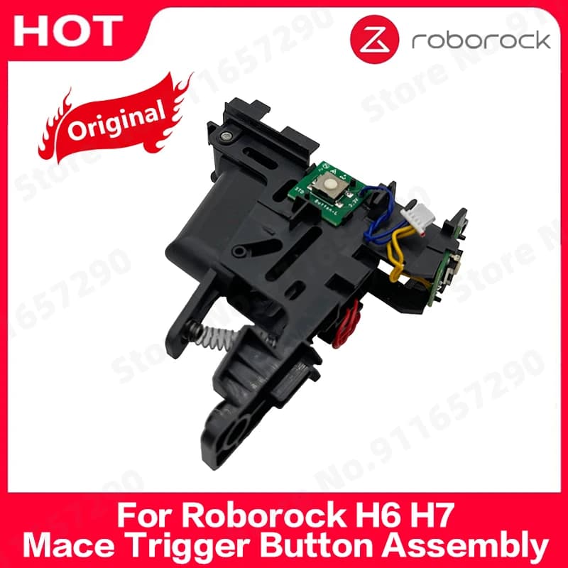New and Original Roborock H6 H7 Andheld Cordless Vacuum Cleaner Service Spare Parts Mace Trigger Button Assembly Accessories