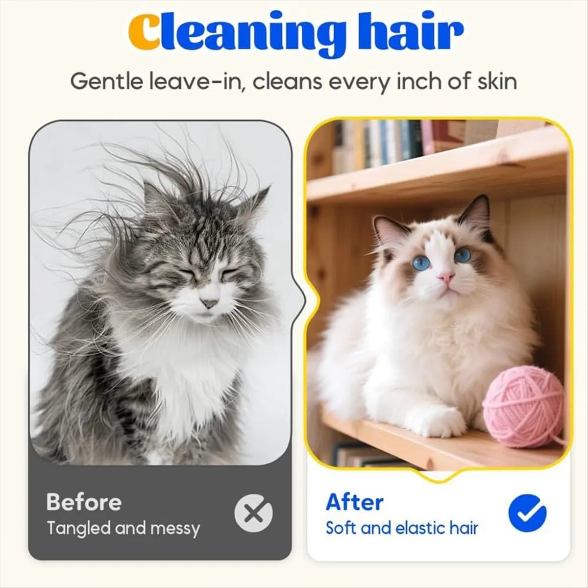AIMA 48 Pezzi Salviette per il Bagno di Cani e Gatti, Guanti Lavanti per Cani, Guanti per Pulizia e Deodorizzazione